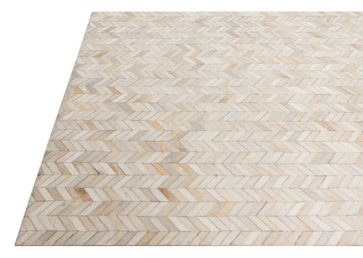 Detail image of 5' x 8' Cowhide Leather Rug