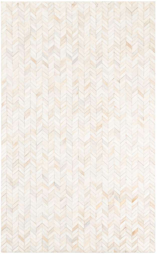 5' x 8' Cowhide Leather Rug