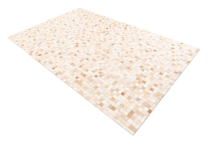 Detail image of 5' 1 x 8' 1 Cowhide Leather Rug