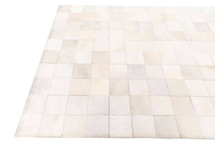 Detail image of 5' x 8' Cowhide Leather Rug