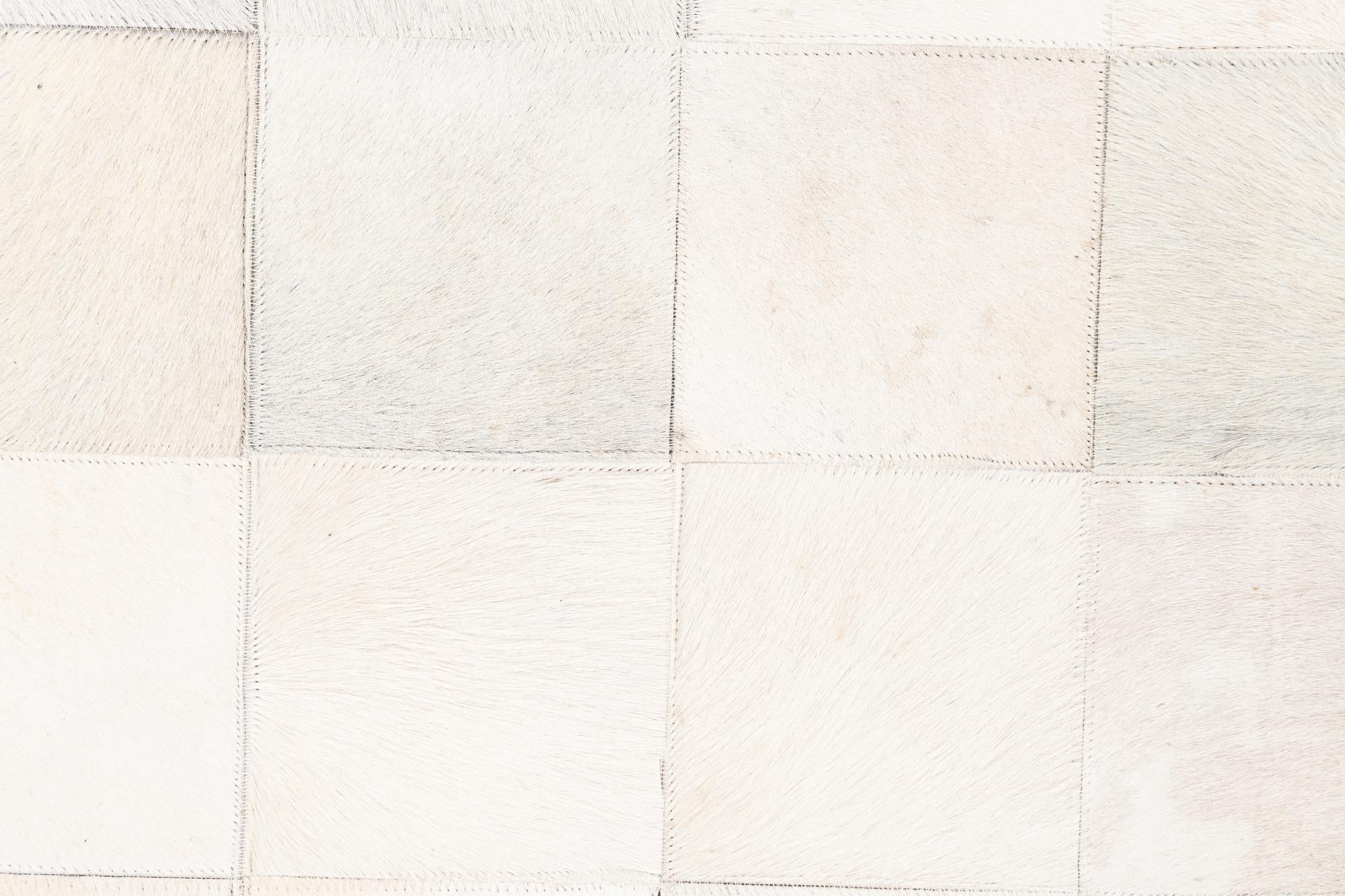 5' x 8' Cowhide Leather Rug