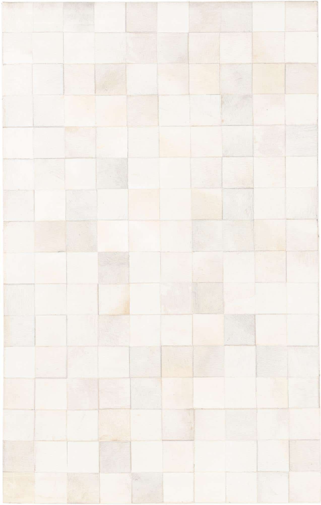 5' x 8' Cowhide Leather Rug