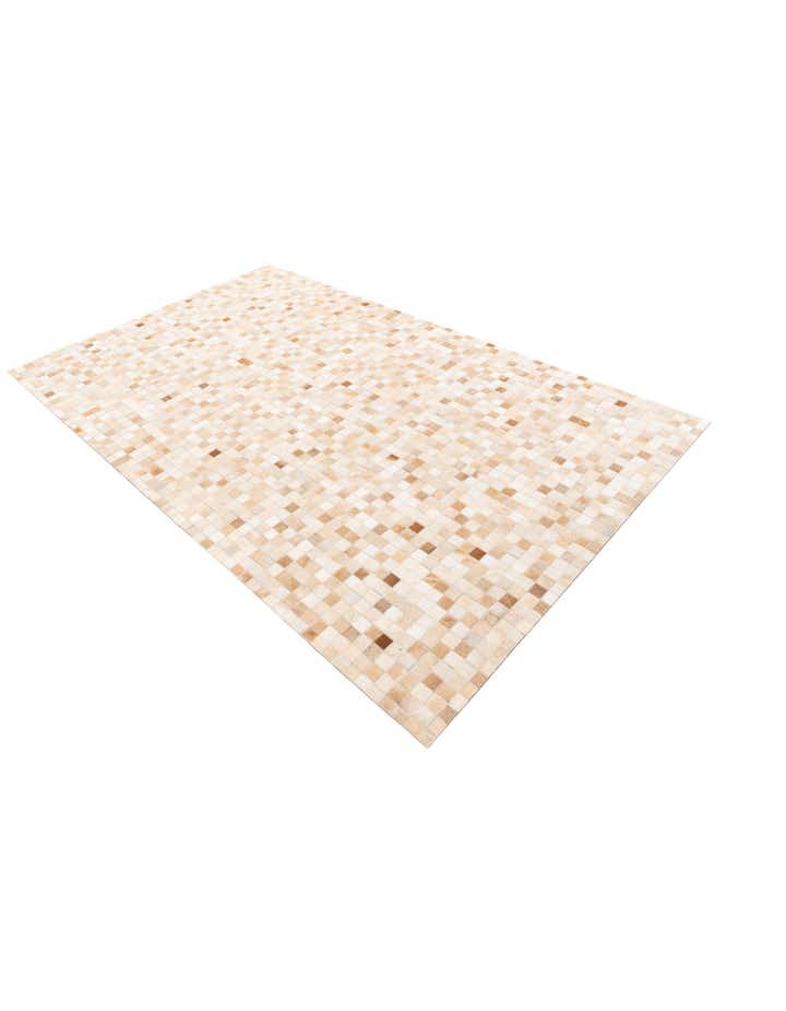 5' x 8' Cowhide Leather Rug