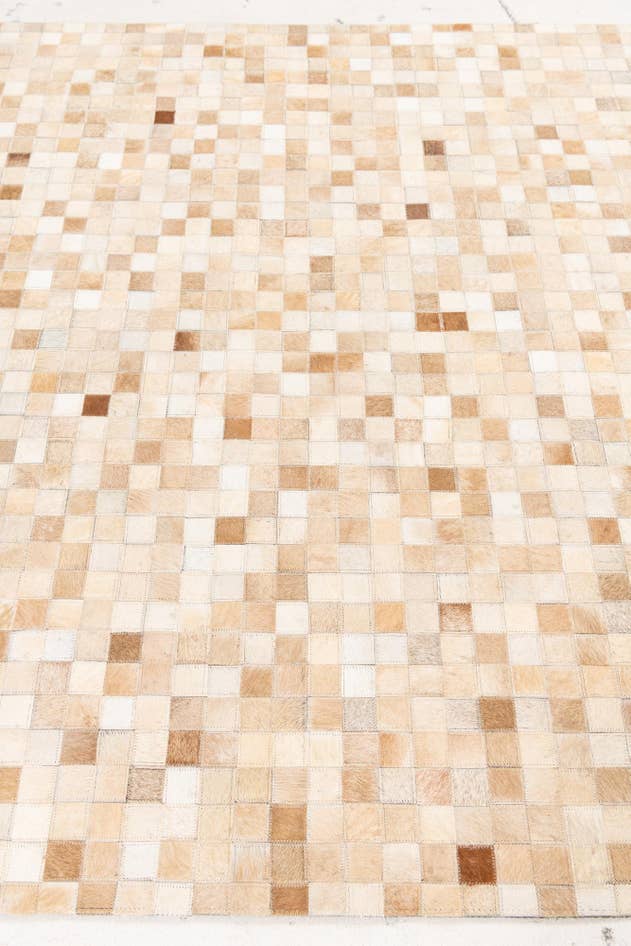 Detail image of 5' x 8' Cowhide Leather Rug