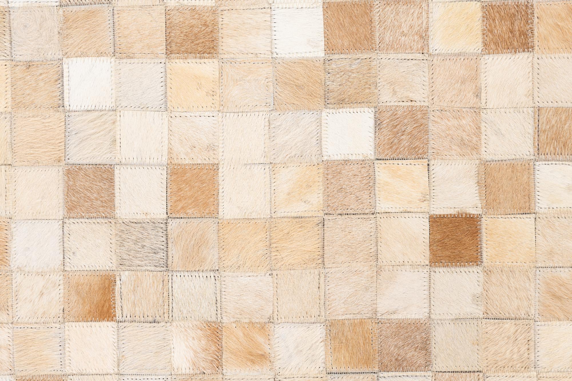 5' x 8' Cowhide Leather Rug