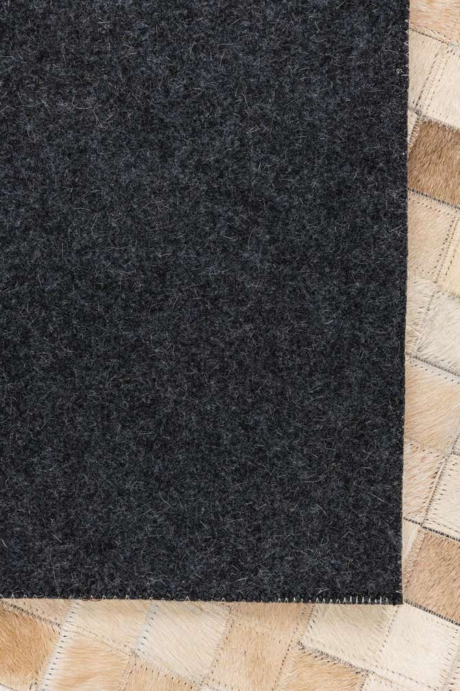 5' x 8' Cowhide Leather Rug