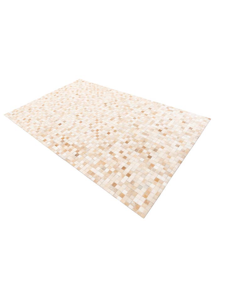 Detail image of 5' 1 x 8' 1 Cowhide Leather Rug