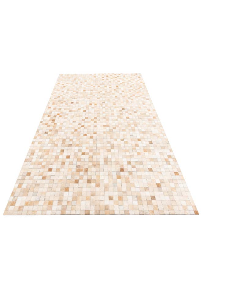 Detail image of 5' 1 x 8' 1 Cowhide Leather Rug