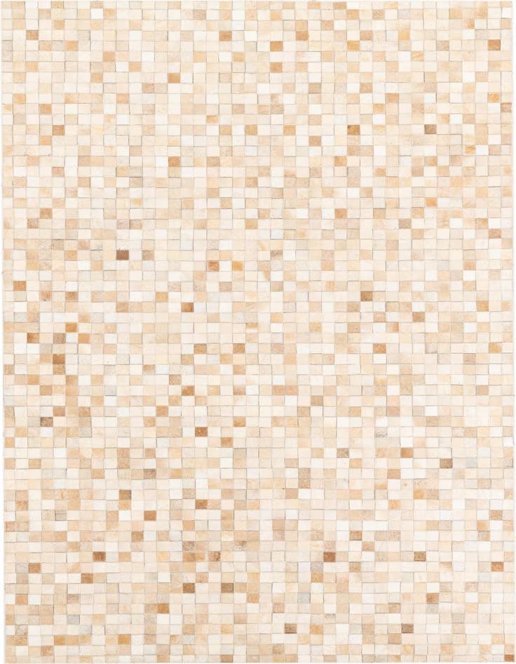 Detail image of 5' 1 x 8' 1 Cowhide Leather Rug