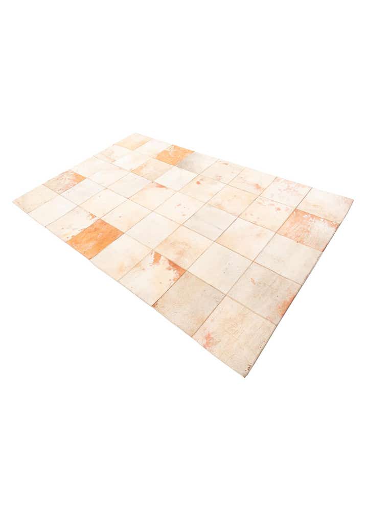 5' x 7' 10 Cowhide Leather Rug