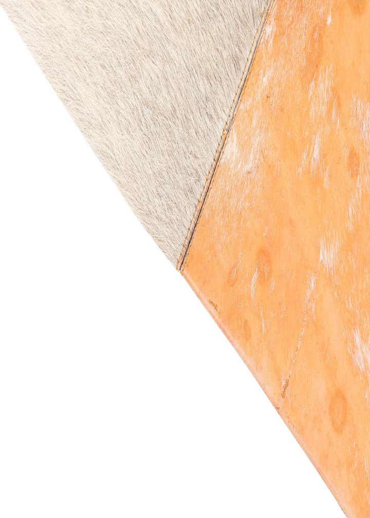 5' x 7' 10 Cowhide Leather Rug