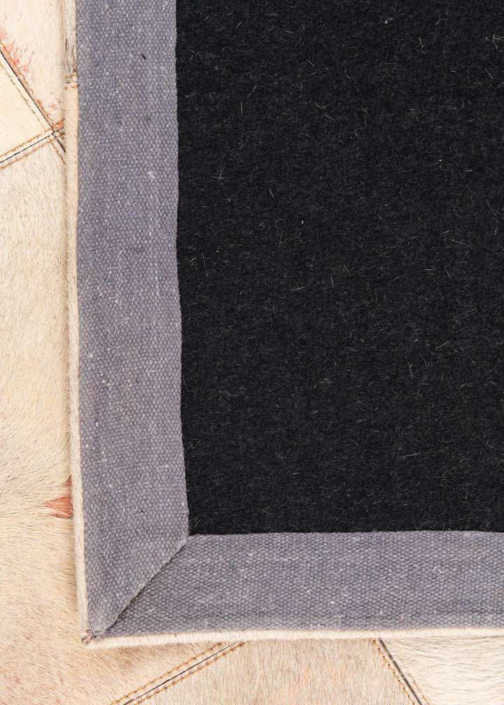 5' x 7' 10 Cowhide Leather Rug