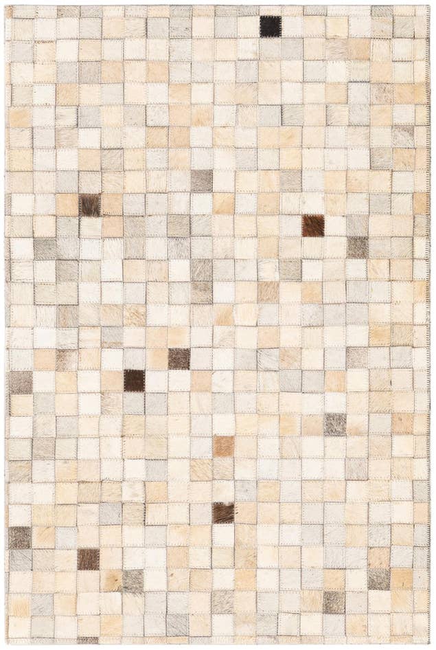 Detail image of 2' x 3' Cowhide Leather Rug