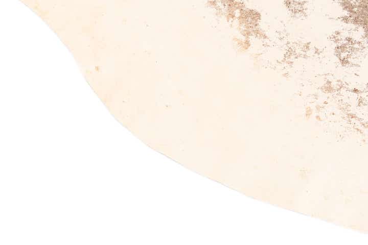 5' 11 x 6' 5 Cowhide Leather Rug
