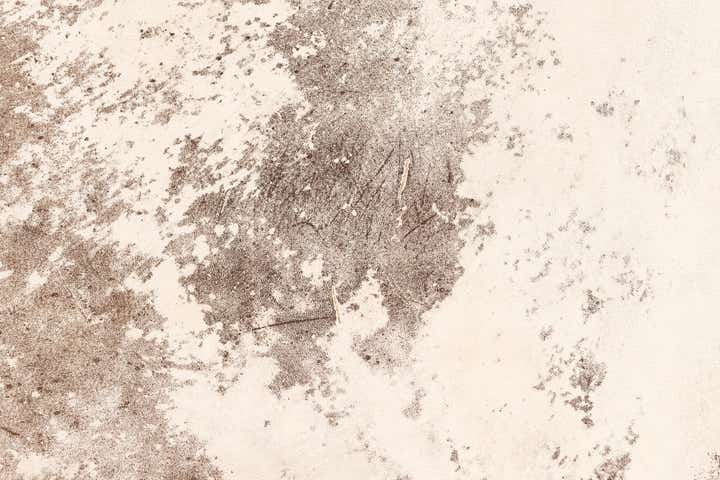 5' 11 x 6' 5 Cowhide Leather Rug