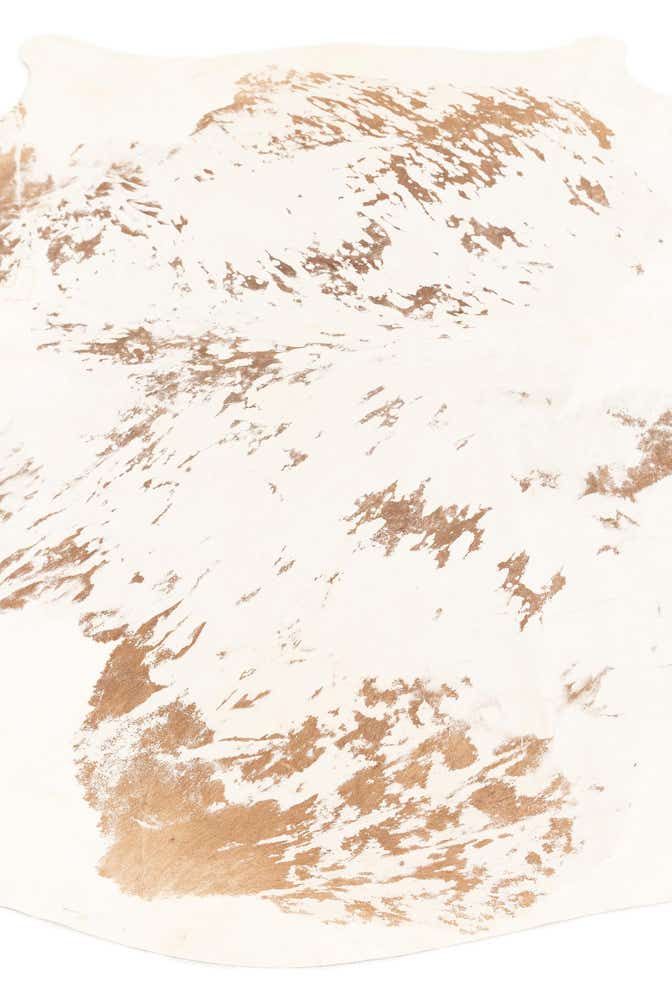 6' 8 x 7' 4 Cowhide Leather Rug
