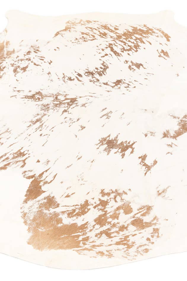 Detail image of 6' 8 x 7' 4 Cowhide Leather Rug