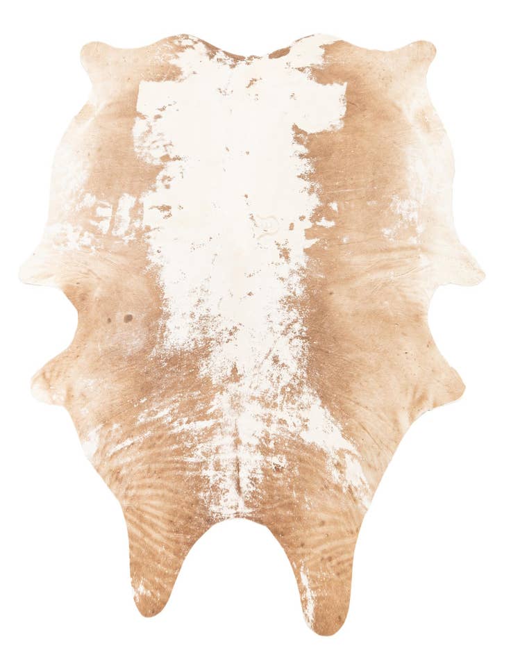 Detail image of 6' 8 x 7' 2 Cowhide Leather Rug