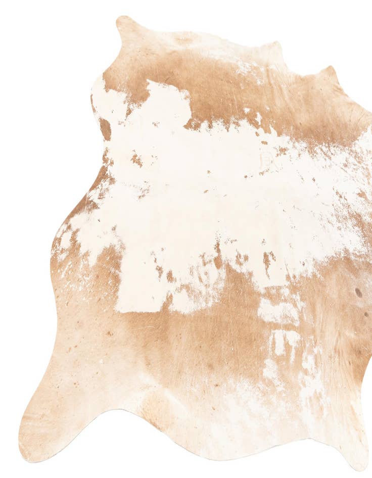 Detail image of 6' 8 x 7' 2 Cowhide Leather Rug