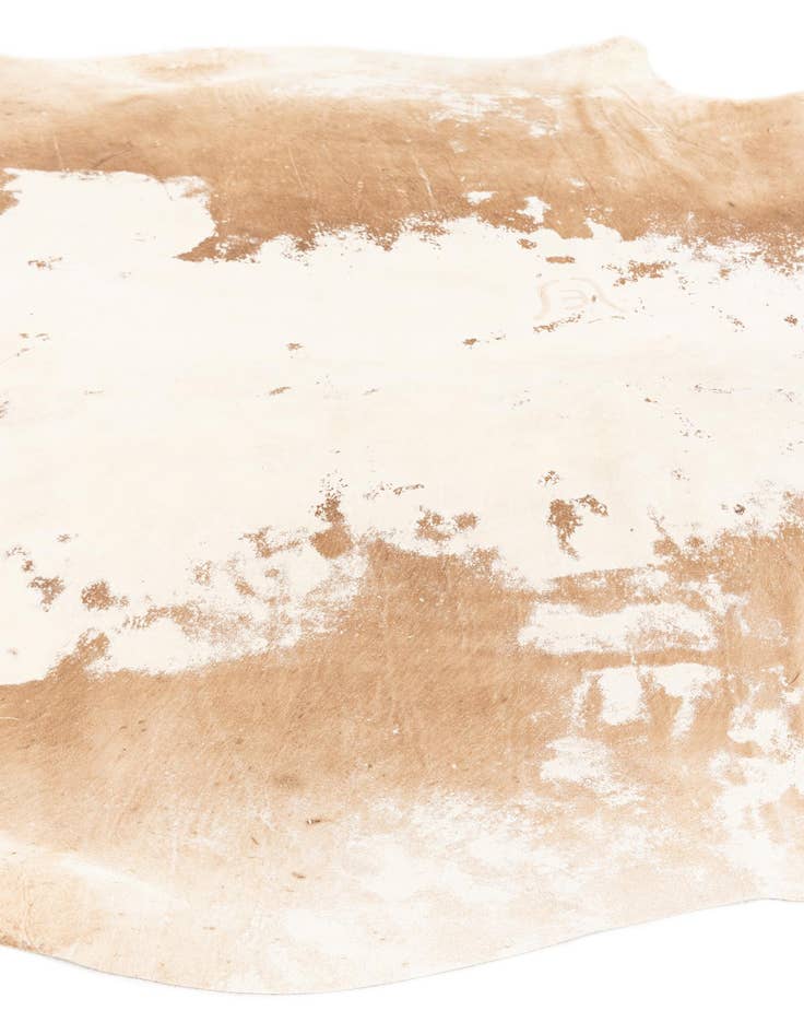 Detail image of 6' 8 x 7' 2 Cowhide Leather Rug