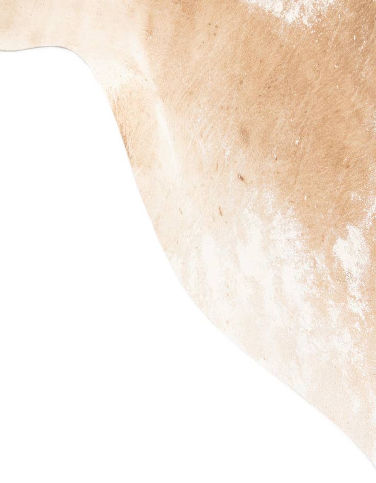 Detail image of 6' 8 x 7' 2 Cowhide Leather Rug