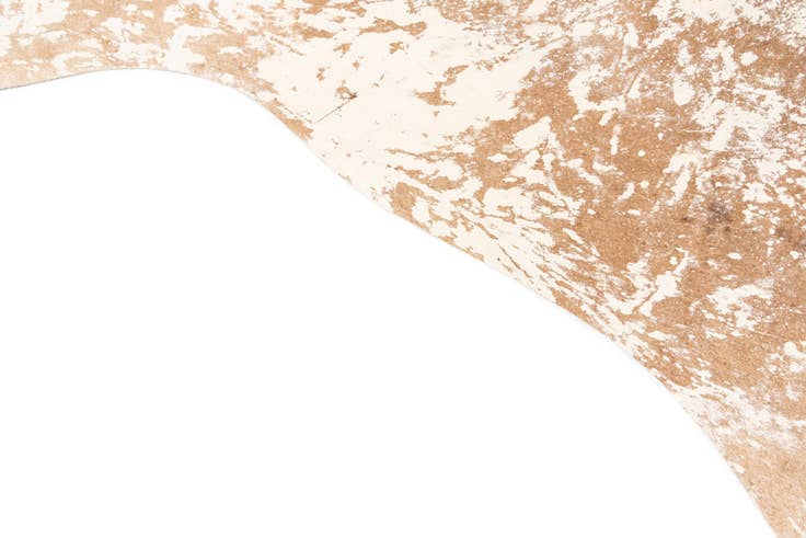 Detail image of 6' 7 x 7' 5 Cowhide Leather Rug