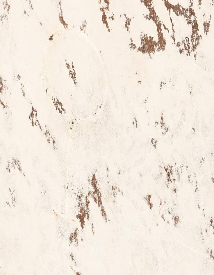 Detail image of 6' 7 x 7' 5 Cowhide Leather Rug