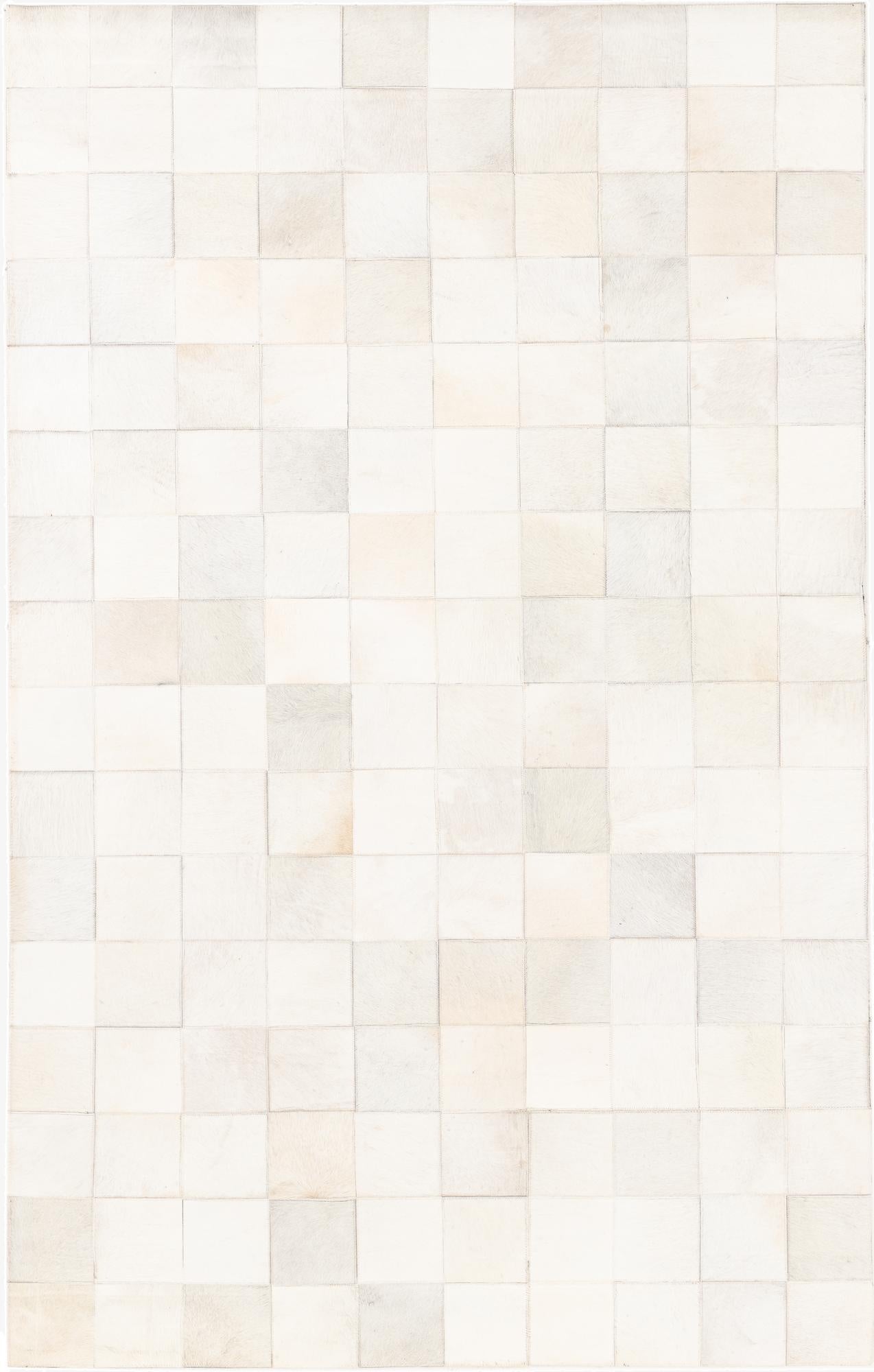 5' x 8' Cowhide Leather Rug