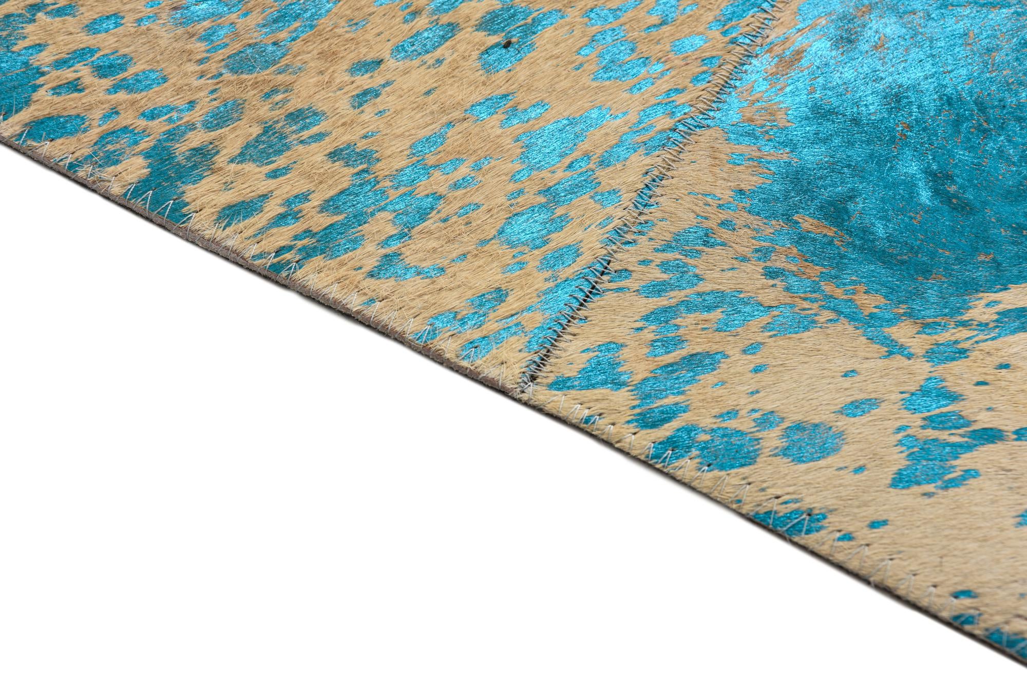 5' 1 x 8' 1 Cowhide Rug