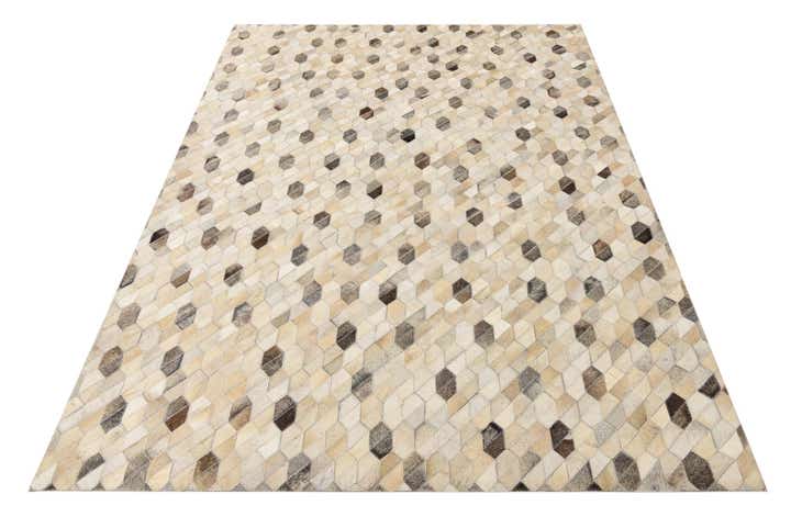 5' 1 x 7' 4 Cowhide Rug