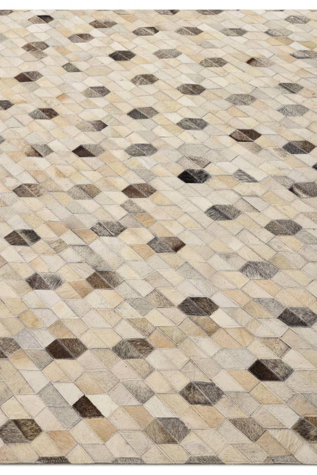 Detail image of 5' 1 x 7' 4 Cowhide Rug