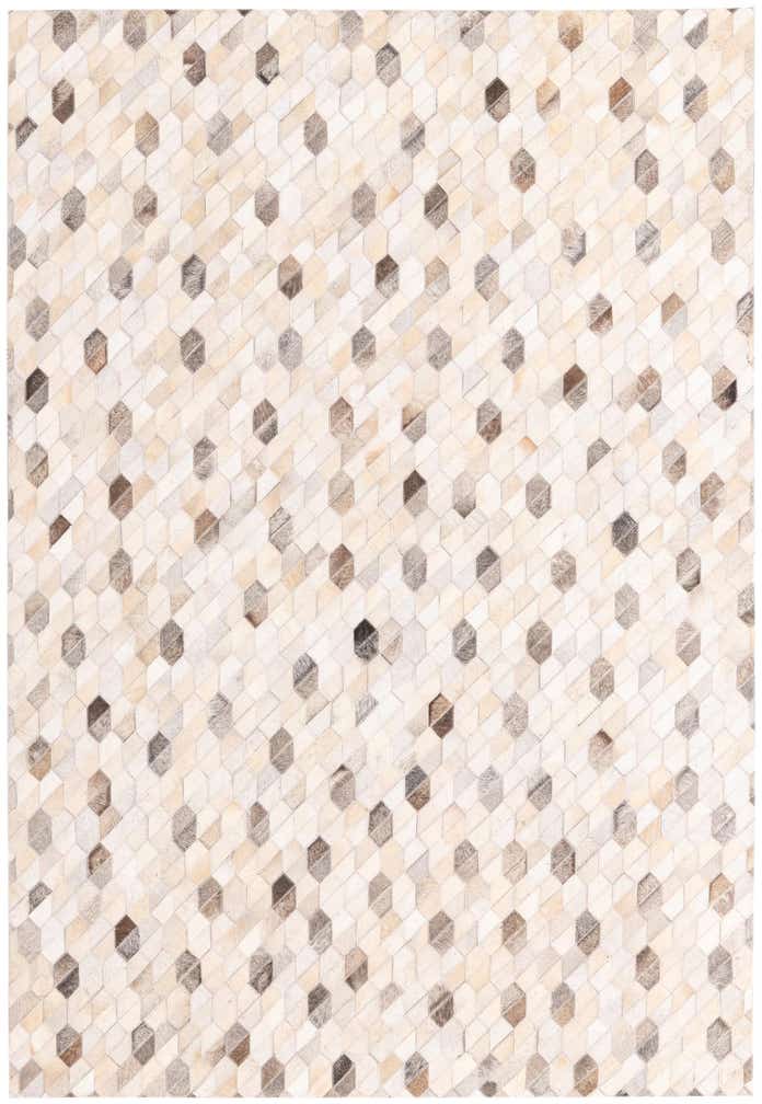5' 1 x 7' 4 Cowhide Rug