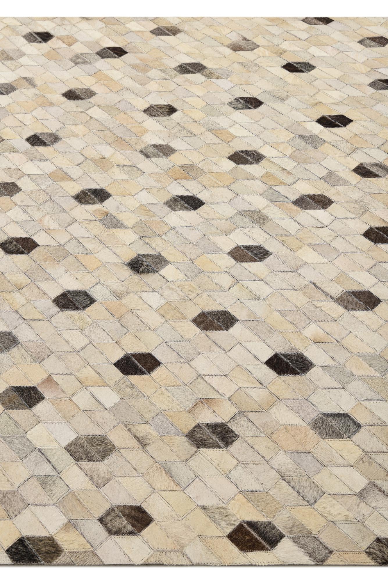 5' 3 x 7' 8 Cowhide Rug