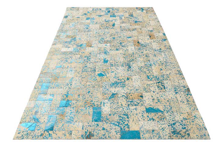 5' 2 x 8' 3 Cowhide Rug