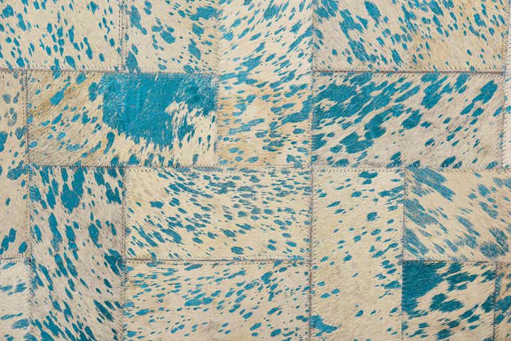 5' 2 x 8' 3 Cowhide Rug