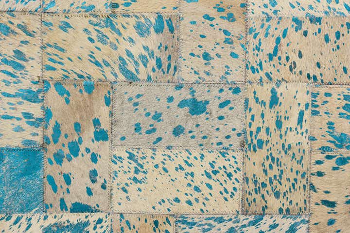 5' 2 x 8' 3 Cowhide Rug