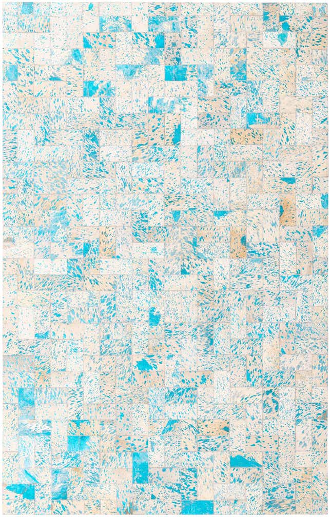 5' 2 x 8' 3 Cowhide Rug