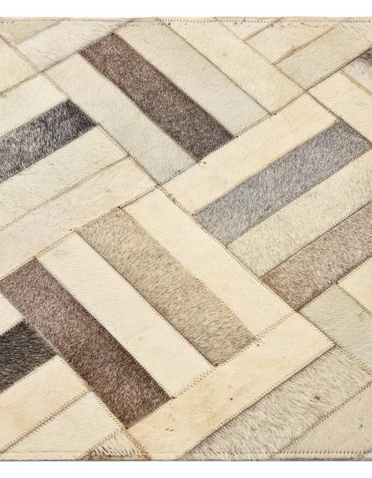 Detail image of 2' x 2' 10 Cowhide Rug