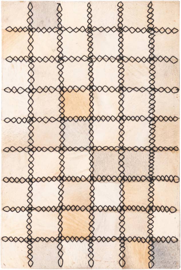 Detail image of 2' 1 x 3' 1 Cowhide Rug
