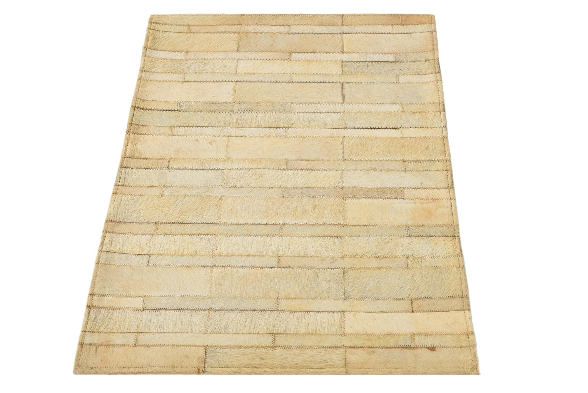 2' 2 x 3' Cowhide Rug