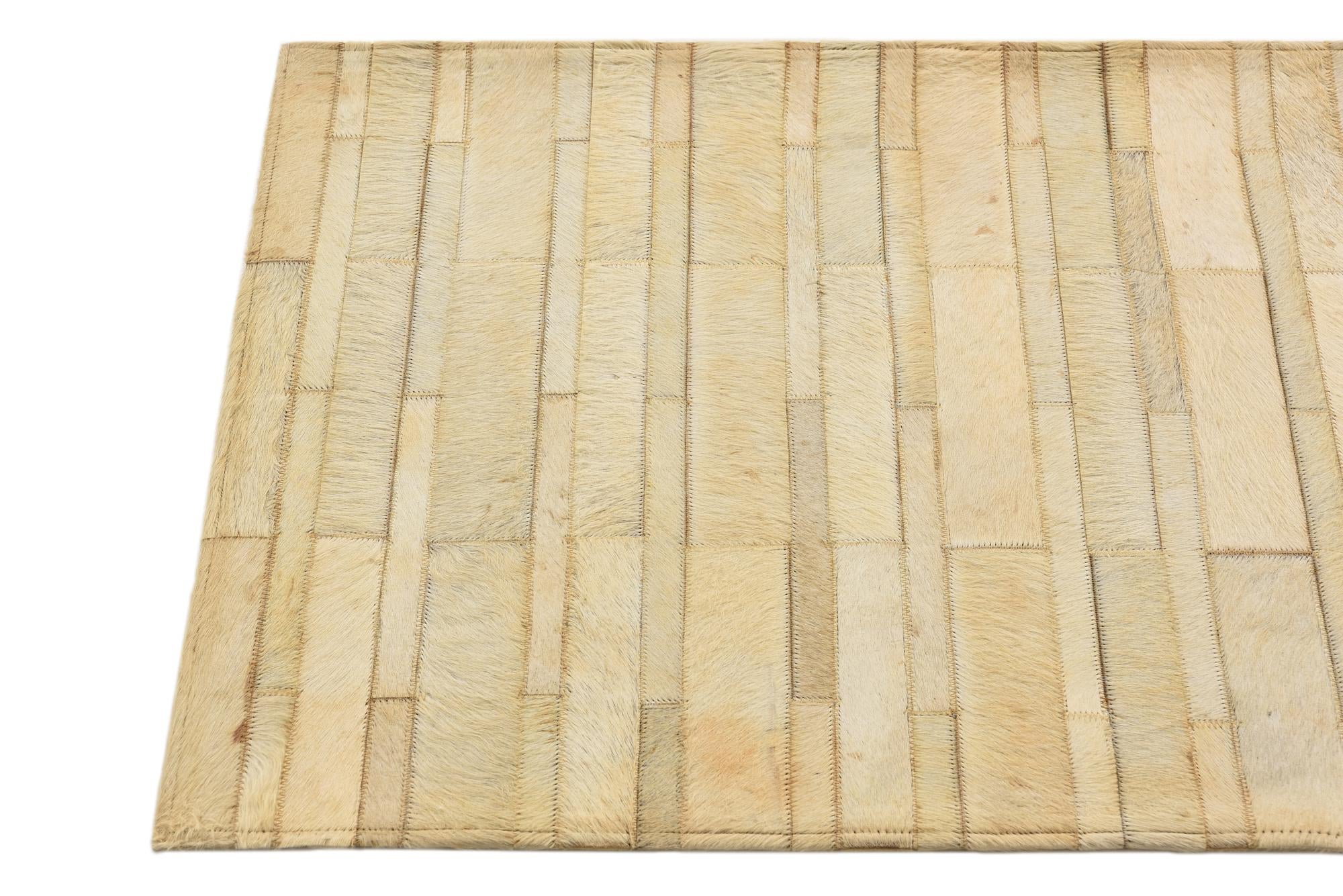2' 2 x 3' Cowhide Rug