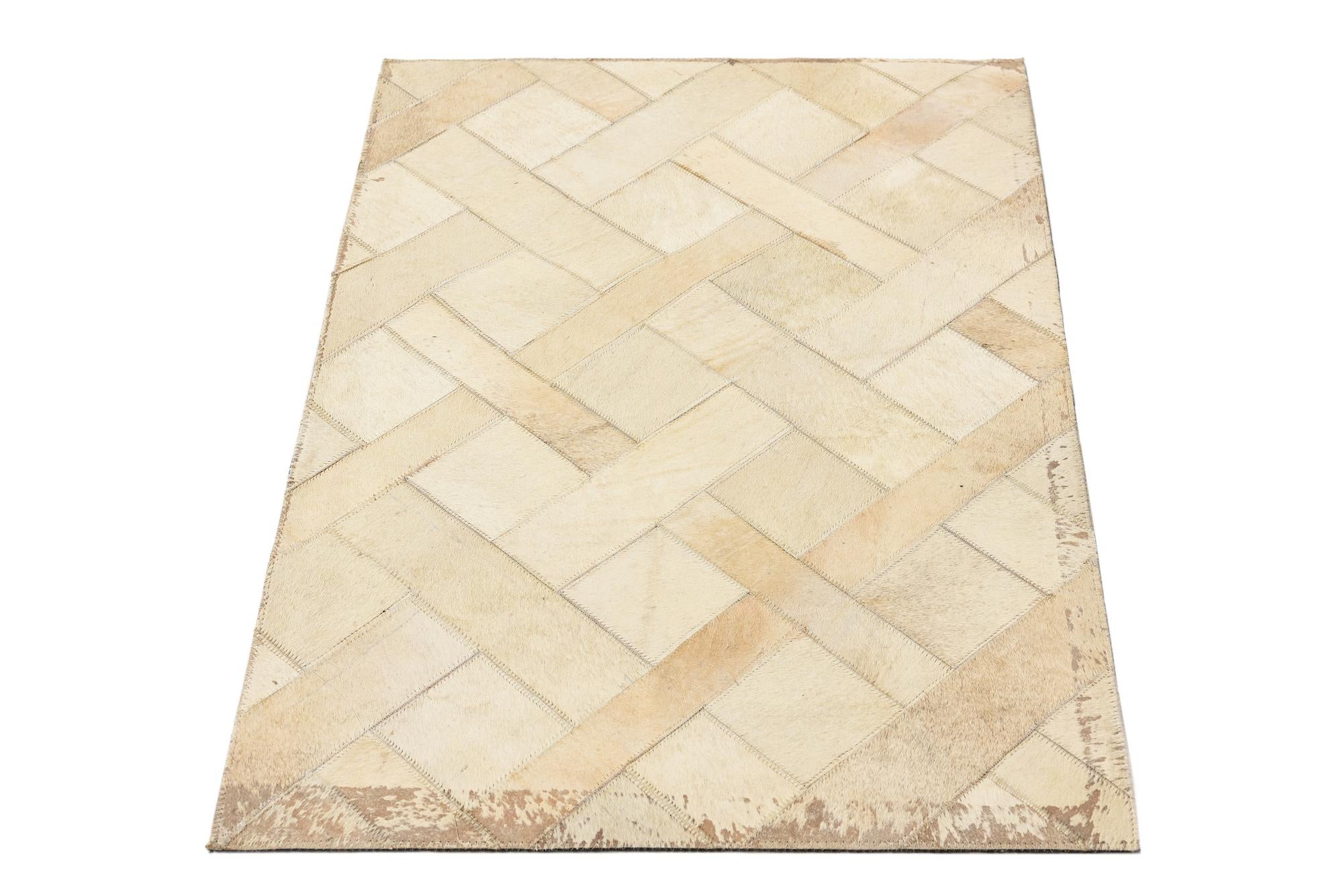 2' x 3' 1 Cowhide Rug