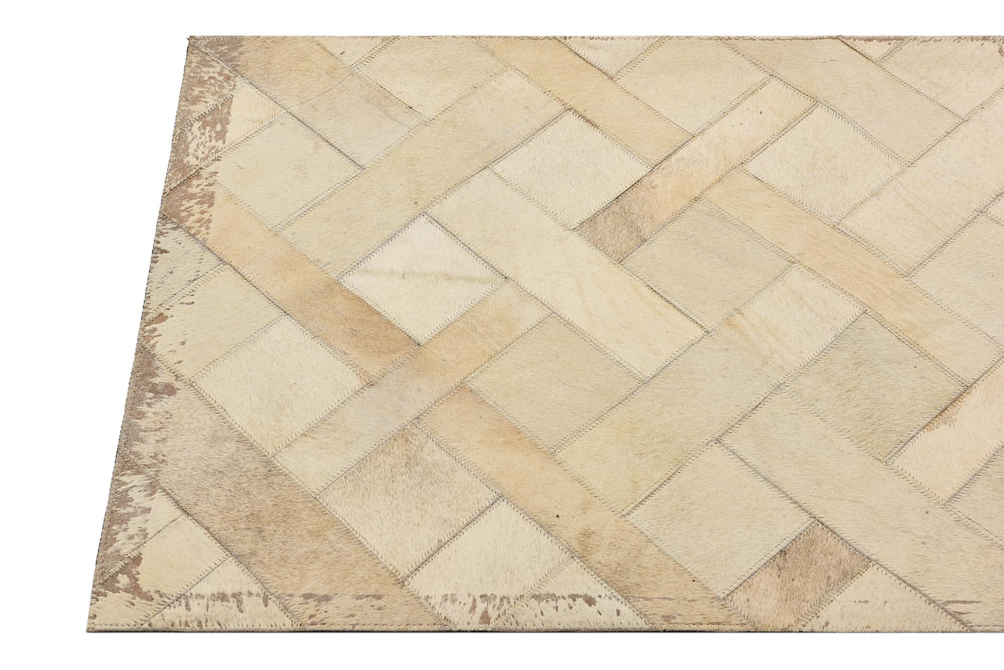 2' x 3' 1 Cowhide Rug