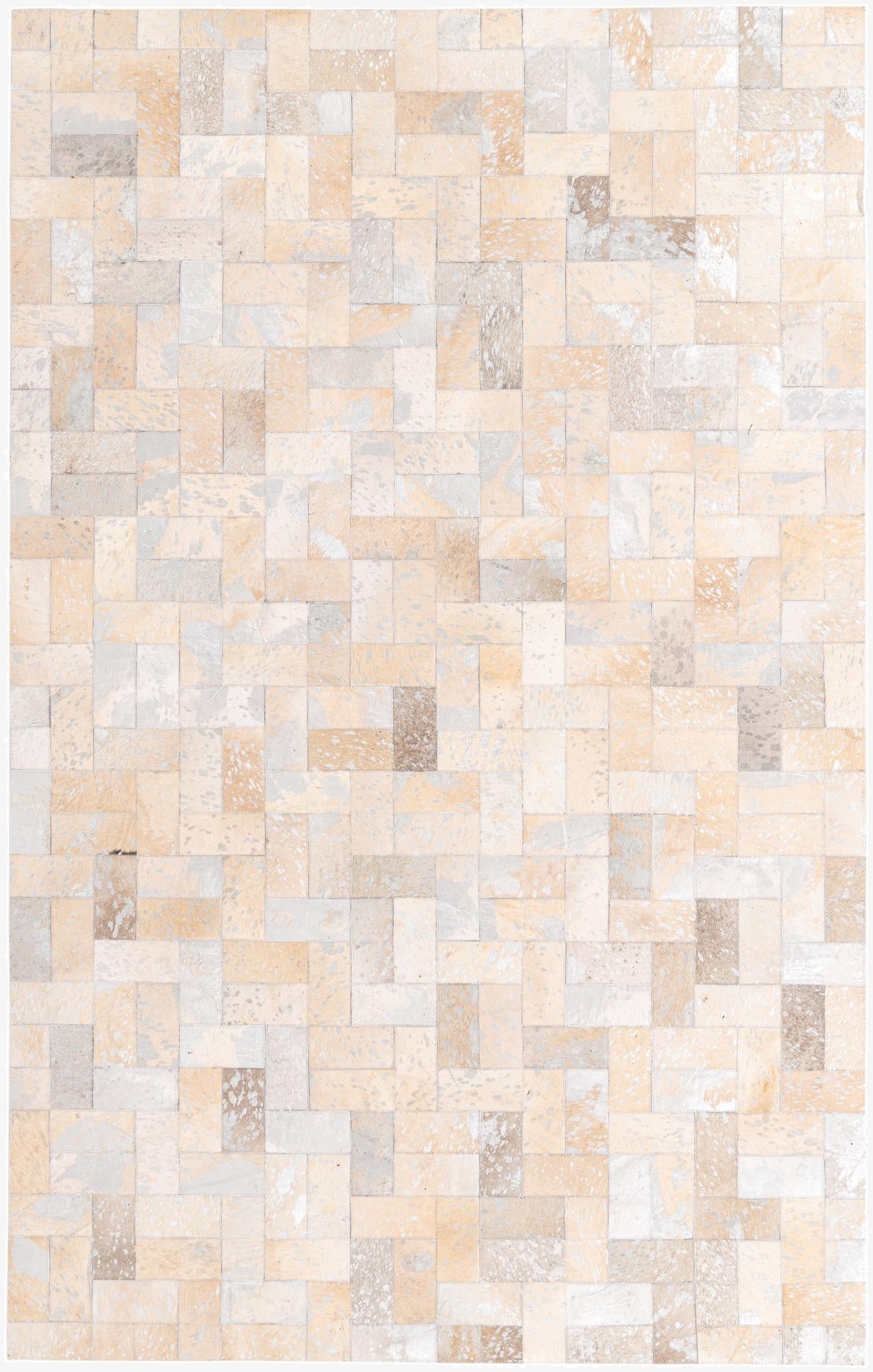 5' 2 x 8' 3 Cowhide Rug