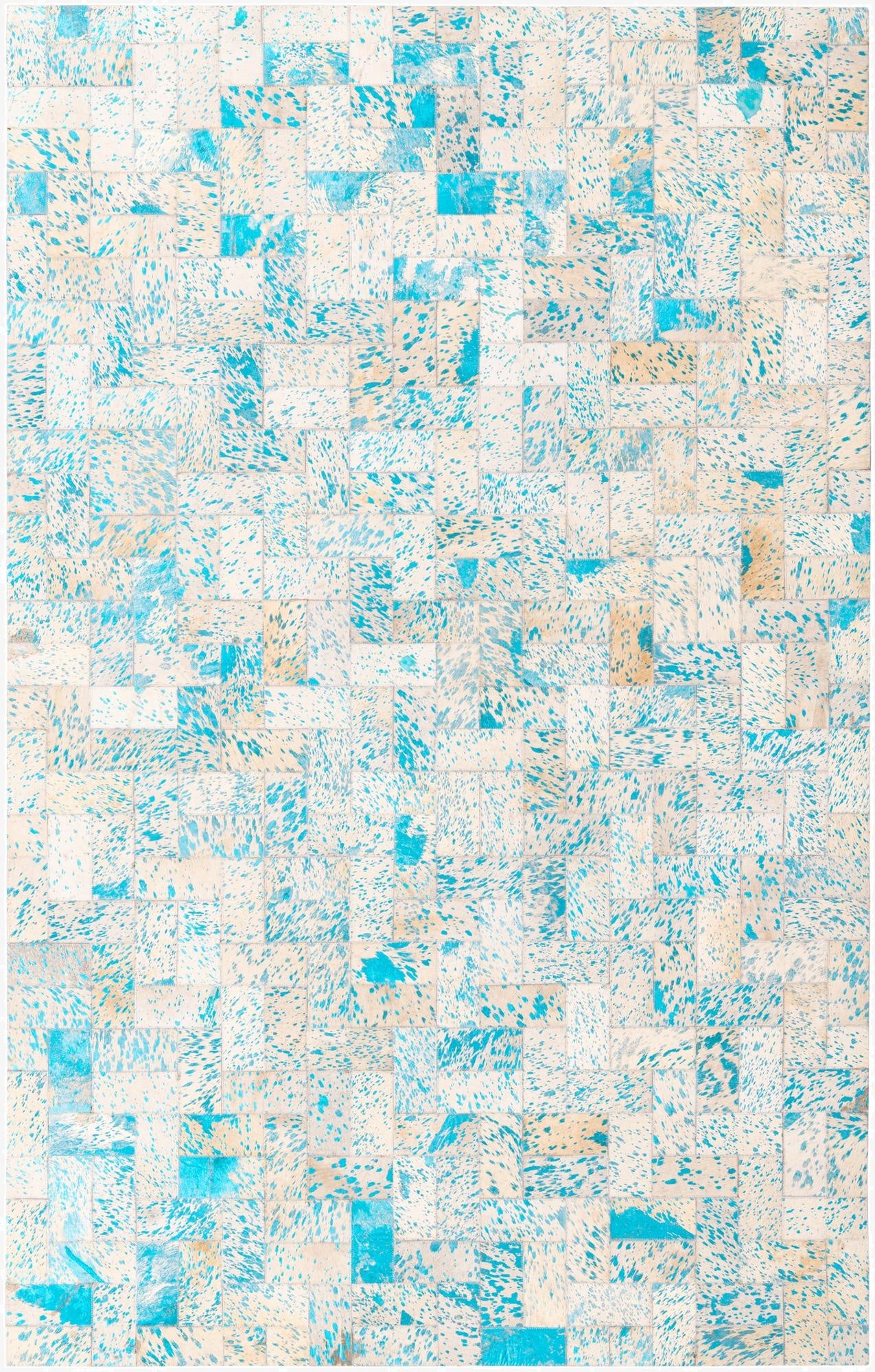 5' 2 x 8' 3 Cowhide Rug