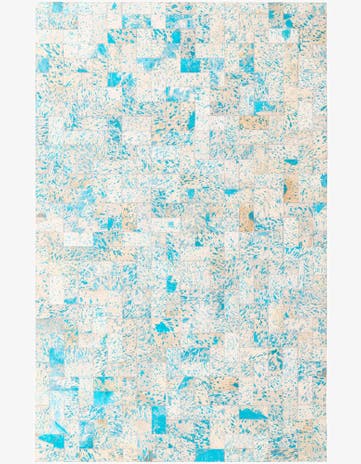 5' 2 x 8' 3 Cowhide Rug