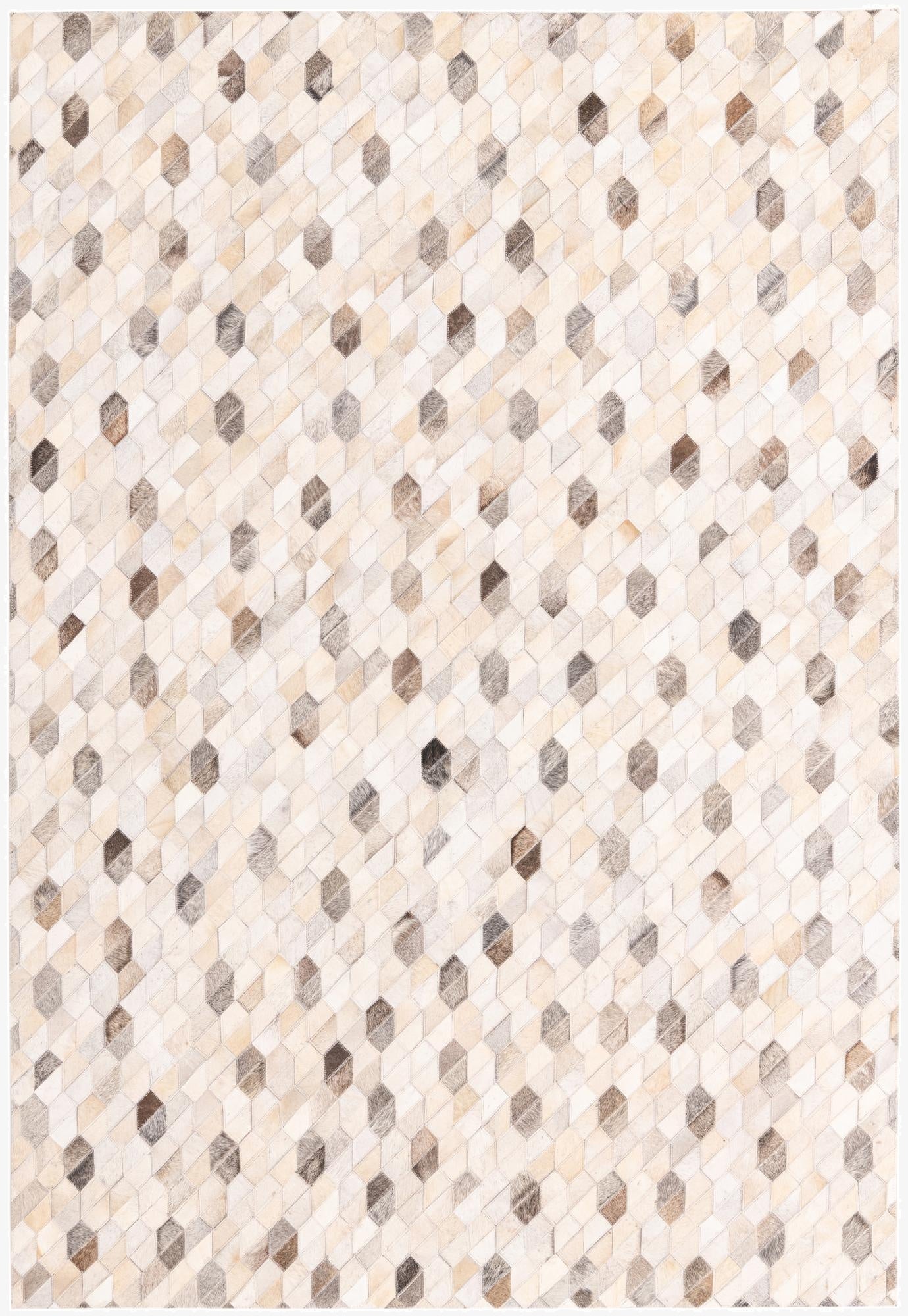 5' 1 x 7' 4 Cowhide Rug