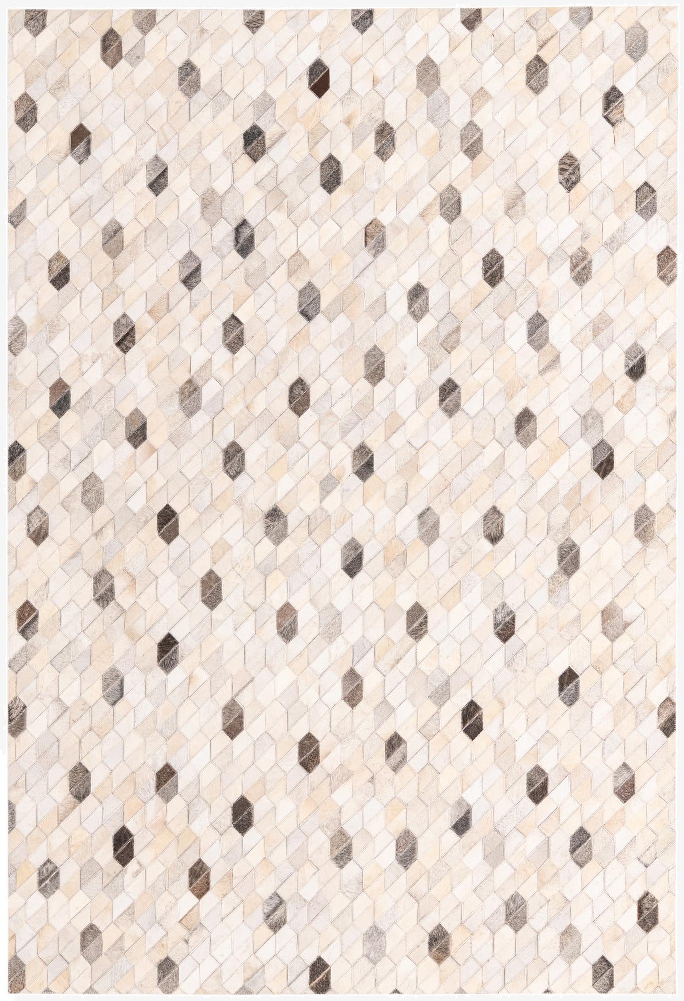 5' 3 x 7' 8 Cowhide Rug
