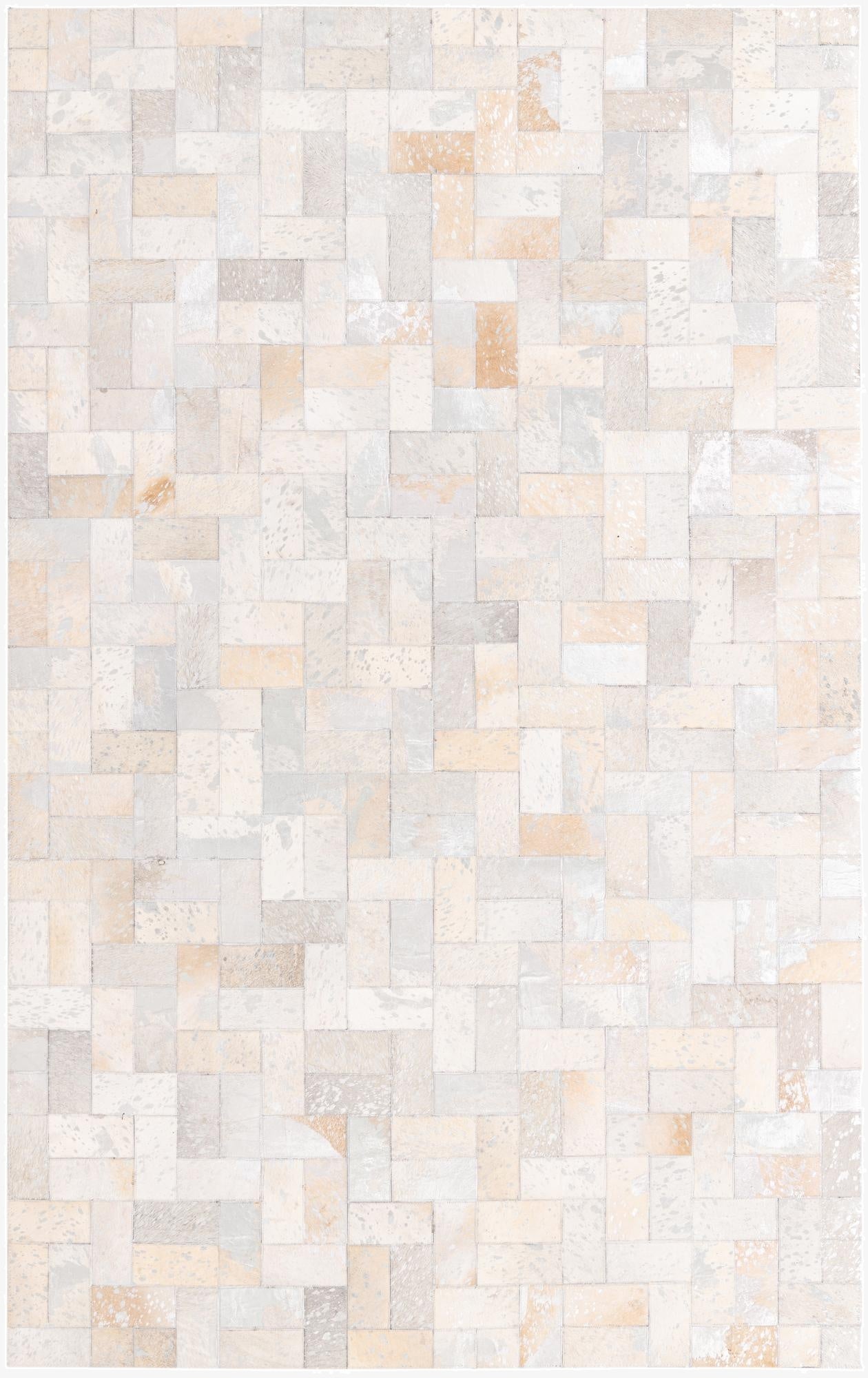 5' 2 x 8' 3 Cowhide Rug