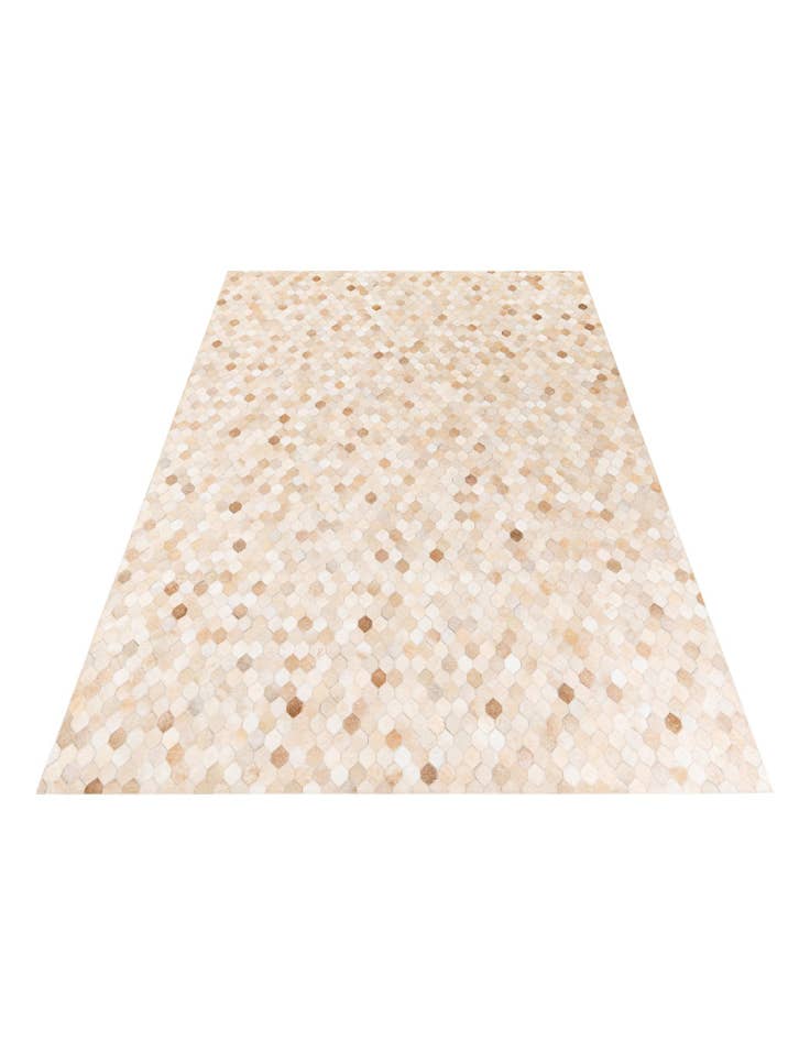 Detail image of 6' 8 x 10' Cowhide Stocks Rug